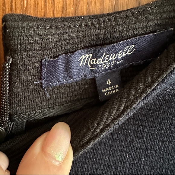 Madewell Gallerist Ponte Colorblock Short Sleeve Dress Size 4 - Picture 3 of 12